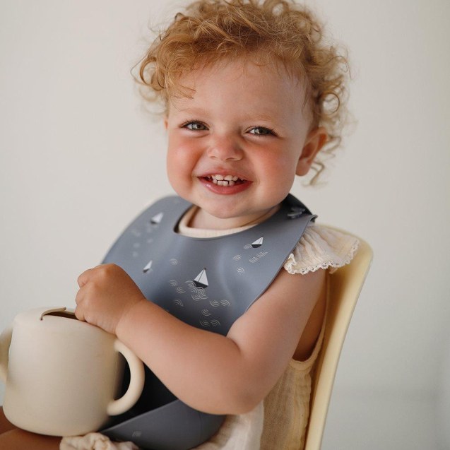 Σαλιάρα Σιλικόνης Boats - Mushie