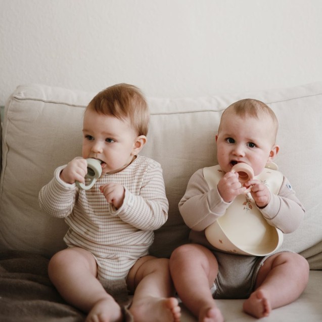 Σετ 2 Τροφοδότες Φαγητού Σιλικόνης Sage - Mushie