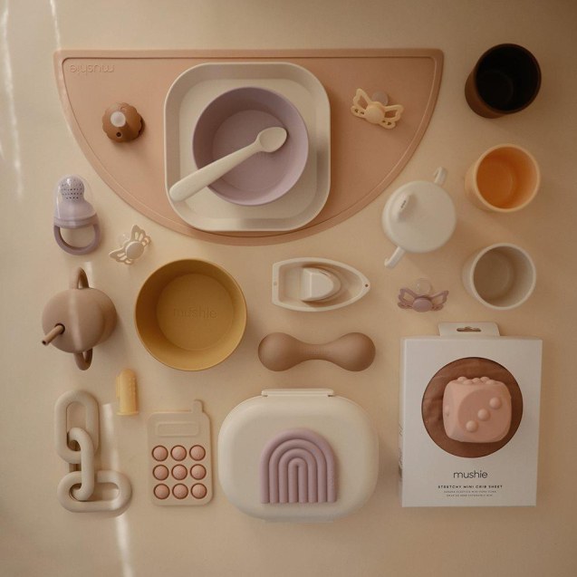 Σετ 2 Τροφοδότες Φαγητού Σιλικόνης Soft Lilac -...