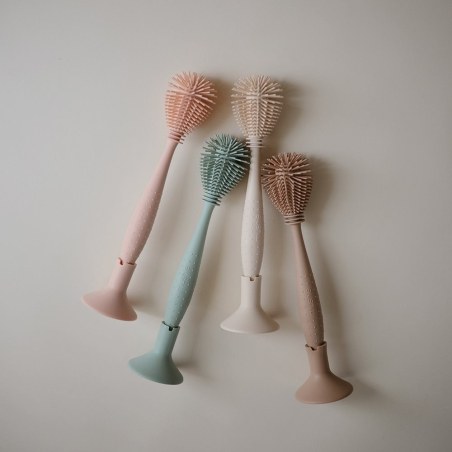 Βούρτσα Σιλικόνης για Μπουκάλια Cambridge Blue  - Mushie