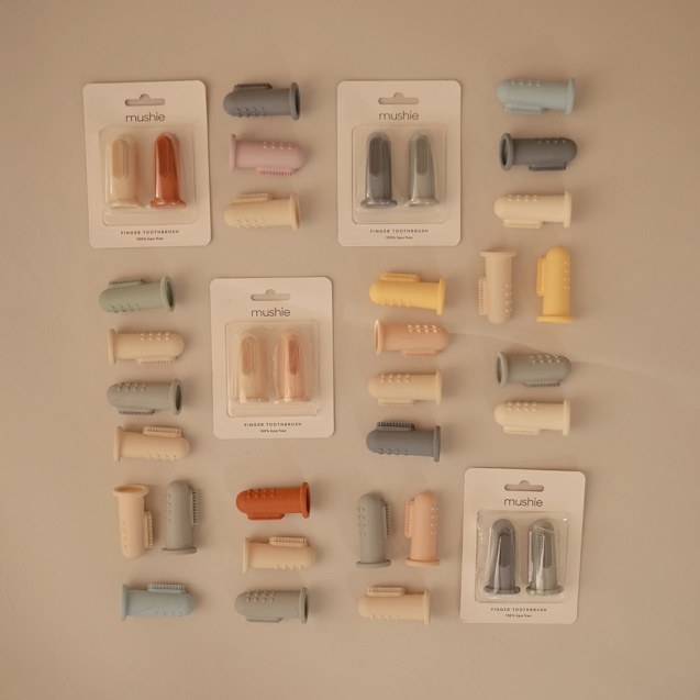 2 Βρεφικές Οδοντόβουρτσες Δακτύλου Σιλικόνης...