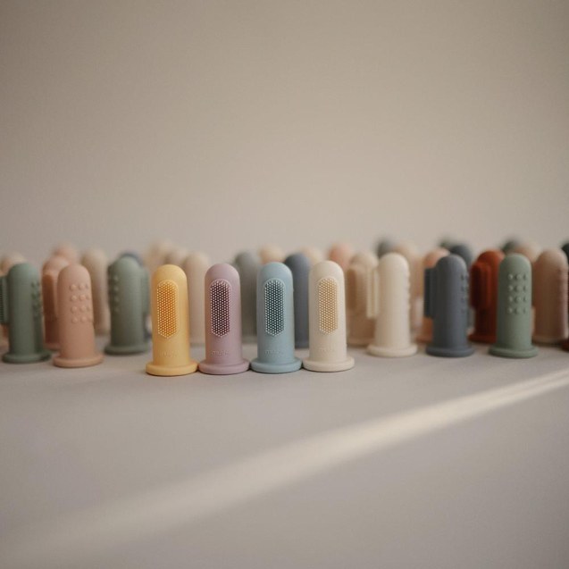 2 Βρεφικές Οδοντόβουρτσες Δακτύλου Σιλικόνης...