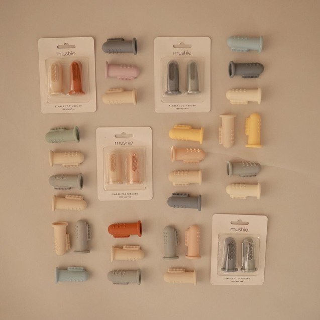 2 Βρεφικές Οδοντόβουρτσες Δακτύλου Σιλικόνης...