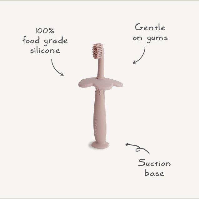 Εκπαιδευτική Οδοντόβουρτσα Σιλικόνης Λουλούδι...