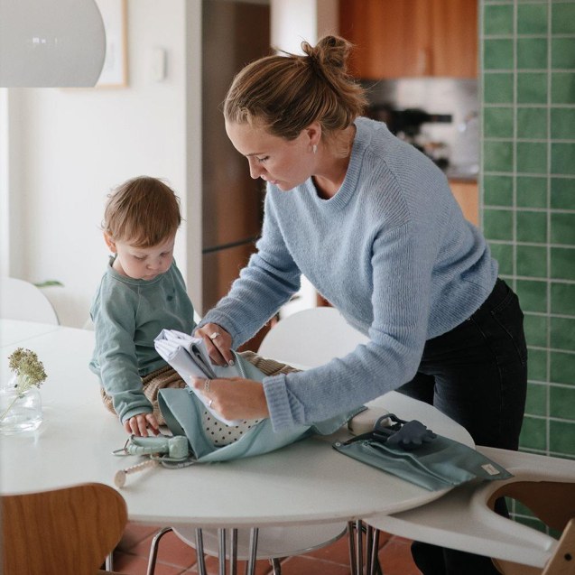 Σετ 2 Αδιάβροχα Νεσεσέρ Μέντα - Mushie