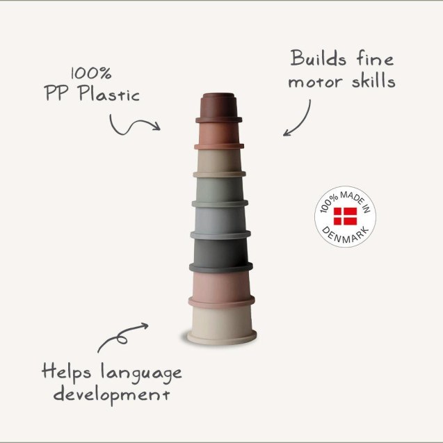 Κουβαδάκια Στοίβαξης Forest - Mushie