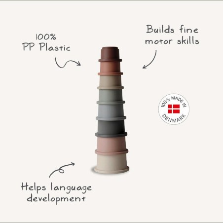 Κουβαδάκια Στοίβαξης Forest - Mushie