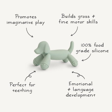 Μασητικό Σιλικόνης Σκυλάκι - Mushie