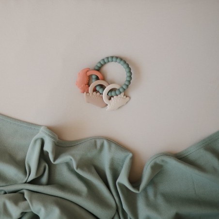 Κρίκος με Μασητικά Παιχνιδάκια Dino - Mushie