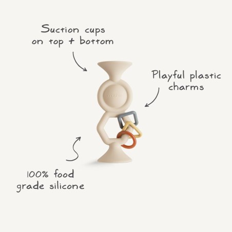 Παιχνιδάκι Σιλικόνης με Βεντούζες HexaPop Shifting Sand - Μushie