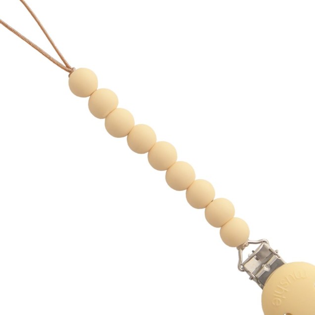 Κλιπ για Πιπίπλες Σιλικόνης Hera Pale Yellow -...