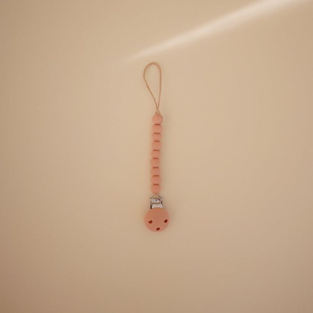 Κλιπ για Πιπίπλες Σιλικόνης Hera Powder Pink -...