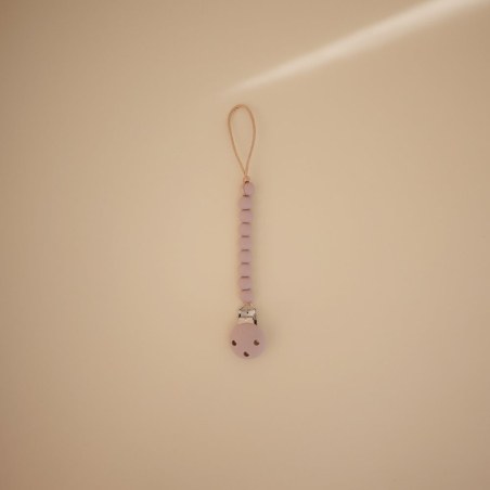 Κλιπ για Πιπίπλες Σιλικόνης Hera Soft Lilac - Mushie