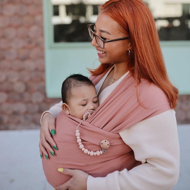 Κλιπ για Πιπίπλες Σιλικόνης Luna Blush - Mushie