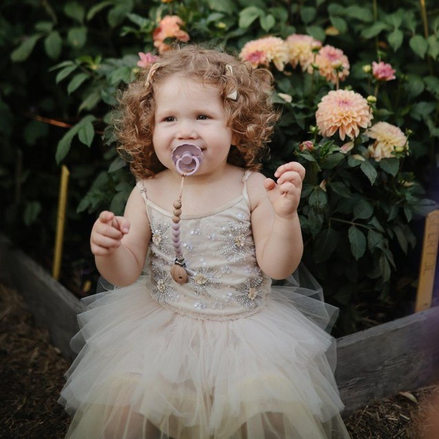 Κλιπ για Πιπίλες Eva Mauve - Mushie