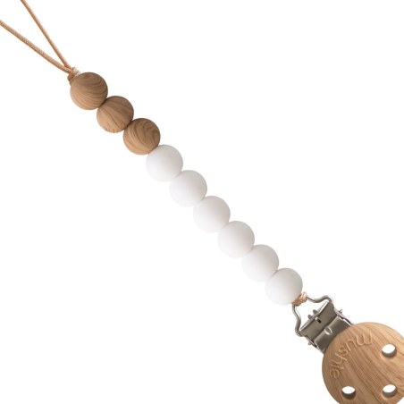 Κλιπ για Πιπίλες Eva White - Mushie