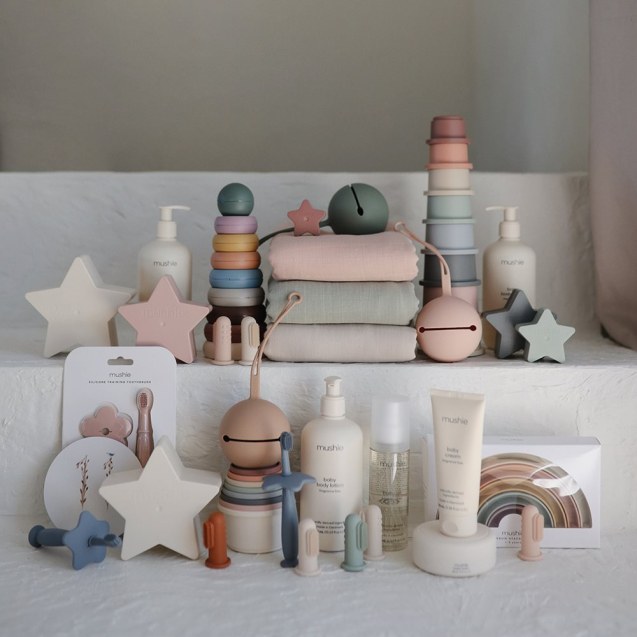 Θήκη για Πιπίλες Σιλικόνης Blush - Mushie