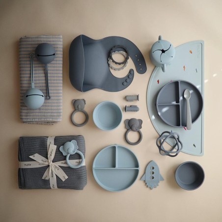 Θήκη για Πιπίλες Σιλικόνης Powder Blue - Mushie