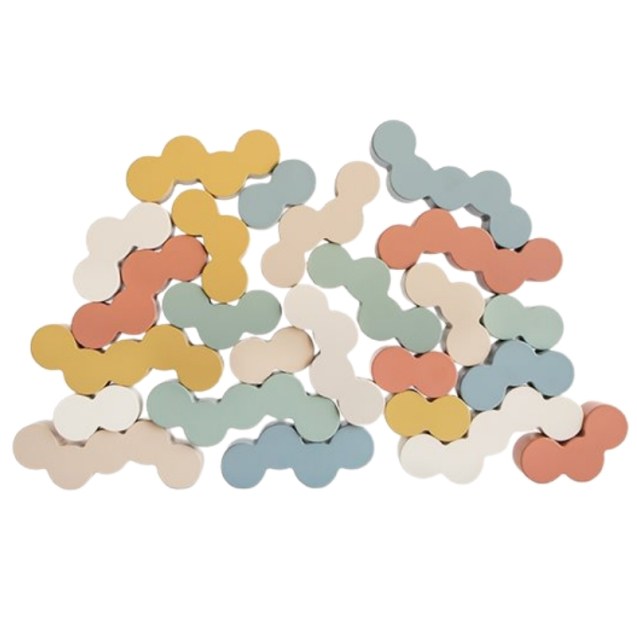 Ξύλινα Μπλοκ Στοίβαξης - Mushie