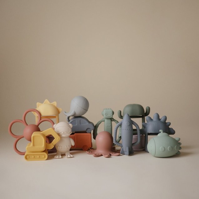 Μασητική Κουδουνίστρα Μικρός Πύραυλος - Mushie