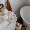 Σετ 2 Βρεφικές Βούρτσες Μπάνιου Σιλικόνης Natural/Cambridge Blue - Mushie