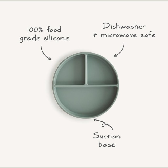 Πιάτο Σιλικόνης με Χωρίσματα & Αντιολισθητική...