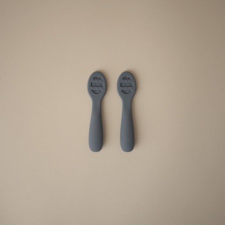 Σετ 2 Εκπαιδευτικά Κουταλάκια Σιλικόνης Tradewinds/Shifting Sand - 2 Pack - Mushie