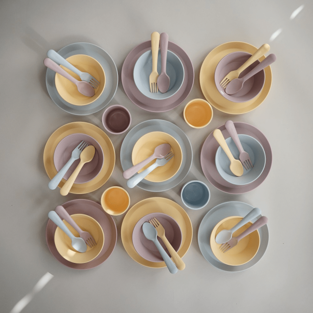 Σετ Κουτάλι και Πηρούνι PP Cloud - Mushie