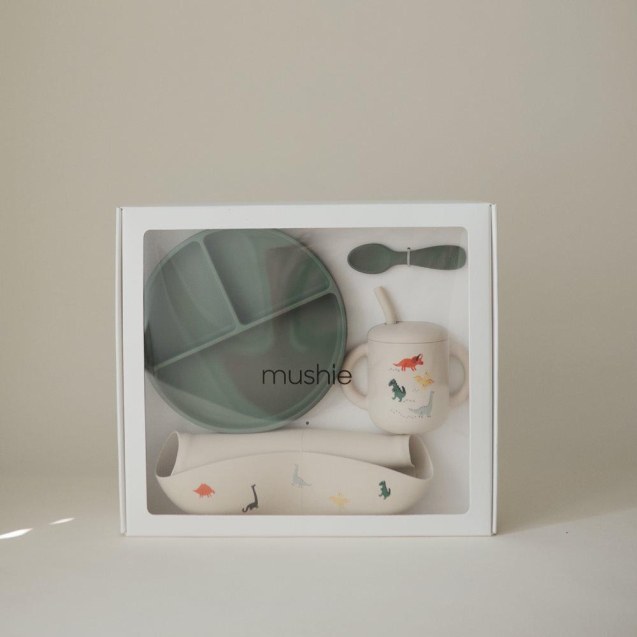 Σετ Δώρου 4 Τεμαχίων Φαγητού Dino - Mushie