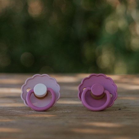 Σετ 2 Πιπίλες Σιλικόνης FRIGG Daisy - Peony/Cedar - 0-6 Μηνών