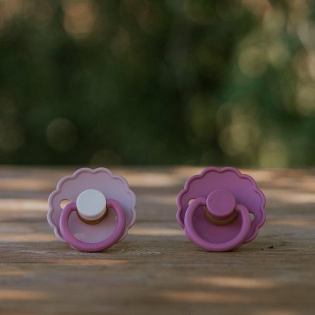 Σετ 2 Πιπίλες Σιλικόνης FRIGG Daisy Peony/Cedar 6-18 Μηνών