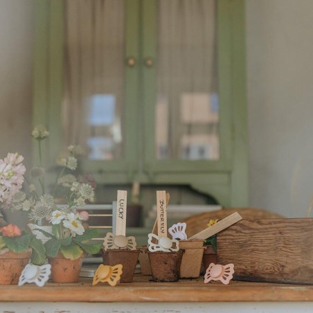 Σετ 2 Ανατομικές Πιπίλες Σιλικόνης FRIGG Butterfly Cream/Blush 6-18 Μηνών