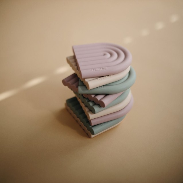 Μασητικό Παιχνιδάκι Rainbow Mauve - Mushie