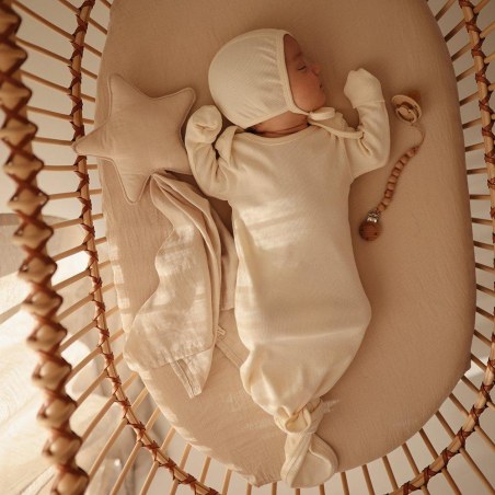 Κλιπ για Πιπίπλες Σιλικόνης Hera Faux Wood - Mushie