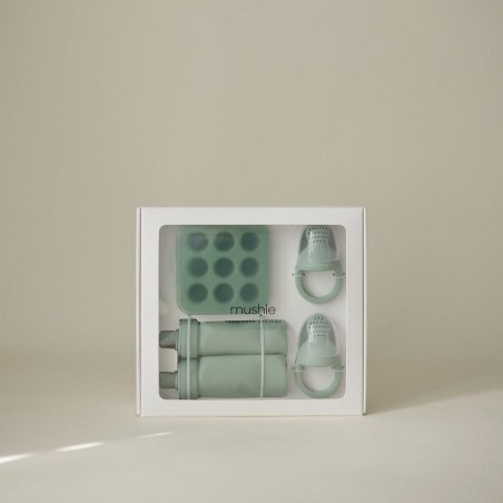 Σετ Δώρου 5 Ειδών Φαγητού Σιλικόνης Blush - Mushie