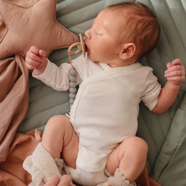 Κλιπ για Πιπίλες Halo Stone - Mushie