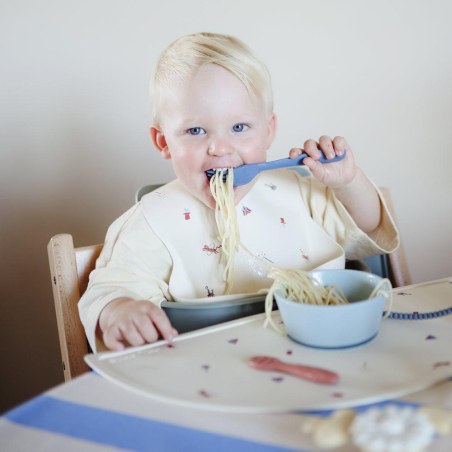 Σετ Κουτάλι Πηρούνι Μαχαίρι PP Twilight Blue Mushie