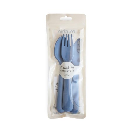 Σετ Κουτάλι Πηρούνι Μαχαίρι PP Twilight Blue Mushie