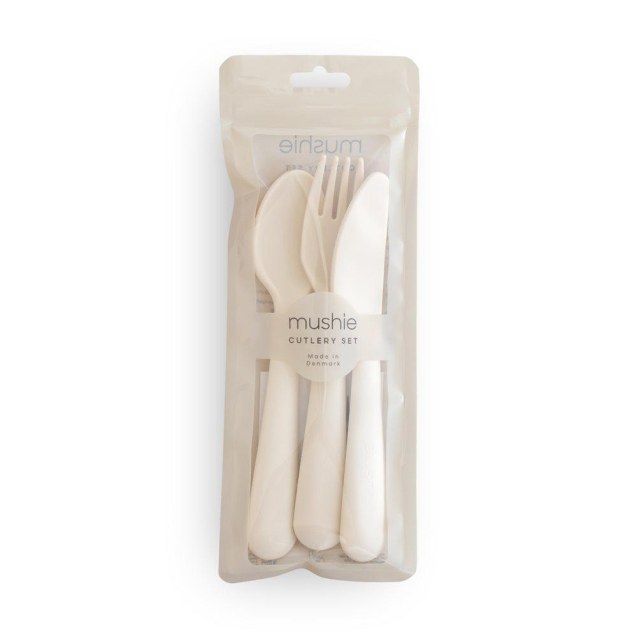 Σετ Κουτάλι Πηρούνι Μαχαίρι PP Ivory Mushie