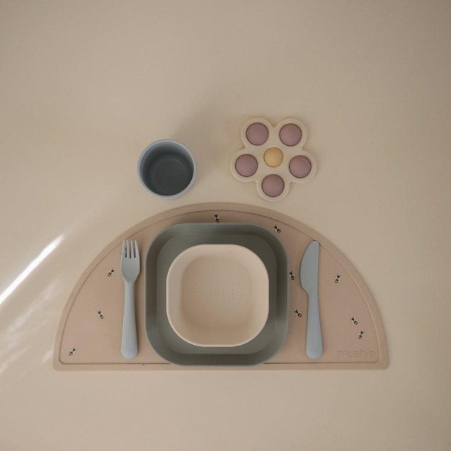 Σετ Κουτάλι Πηρούνι Μαχαίρι PP Powder Blue -...