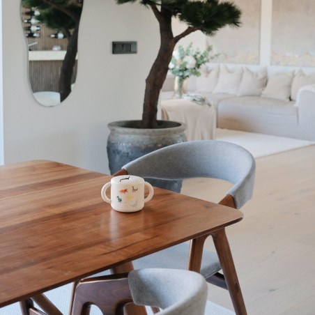 Αποθηκευτικό Κουπάκι Σιλικόνης με Χερούλια Dinosaurs - Mushie