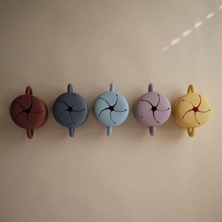 Αποθηκευτικό Κουπάκι Σιλικόνης με Χερούλια  Soft Lilac - Mushie