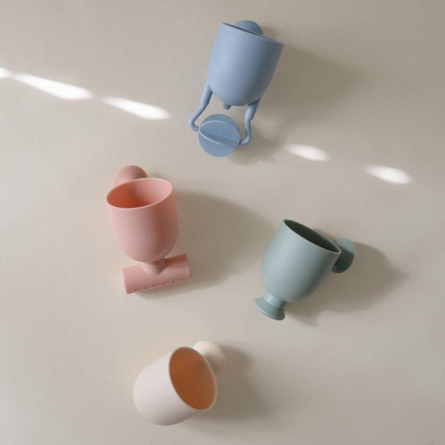 Σετ 4 Παιχνίδια Μπάνιου Σιλικόνης - Mushie