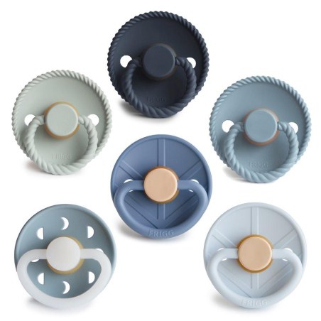 Σετ 6 Πιπίλες Latex FRIGG – Endless Sea 6-18 Μηνών