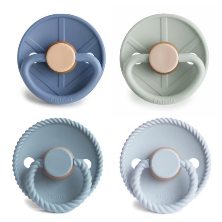 Σετ 4 Πιπίλες Latex FRIGG – Skyline Serenity 0-6 Μηνών