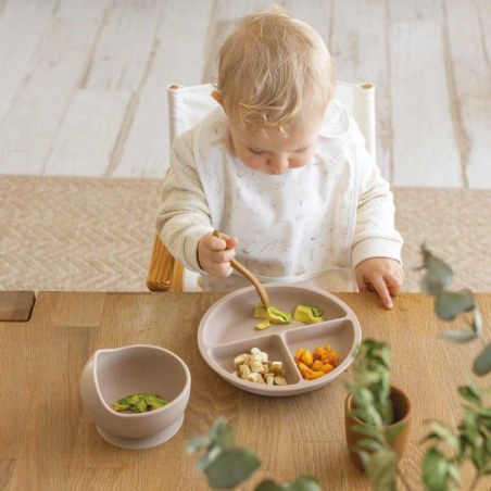 Σετ 2 Κουταλάκια Σιλικόνης - Sand & Caramel - Trois Kilos Sept