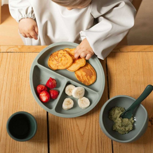 Σετ 2 Κουταλάκια Σιλικόνης - Green&Dark Green -...