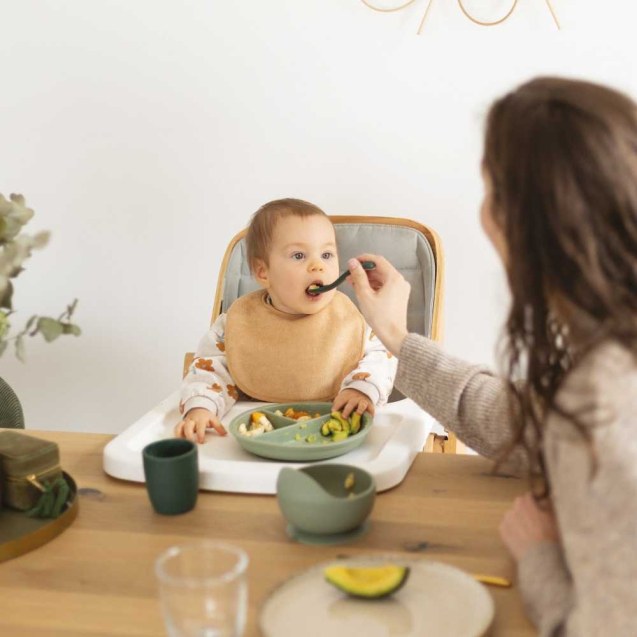 Σετ 2 Κουταλάκια Σιλικόνης - Green&Dark Green -...