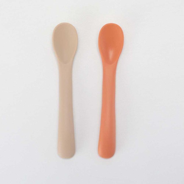 Σετ 2 Κουταλάκια Σιλικόνης - Teracotta&Sand -...