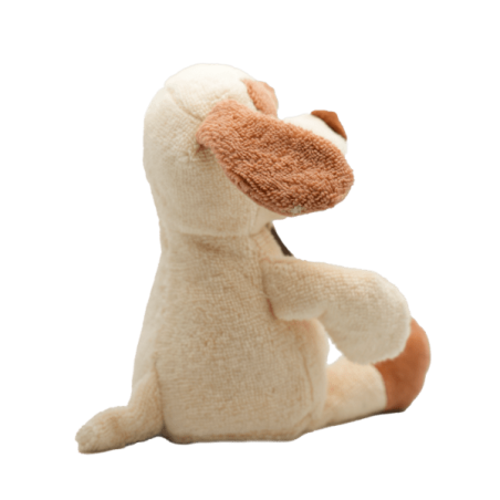 Λούτρινος Σκύλος Custard Organic Cotton Blend 18cm - CUTE